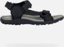 Geox Comfortabele platte sandalen voor mannen Black Heren - Thumbnail 3