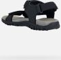 Geox Comfortabele platte sandalen voor mannen Black Heren - Thumbnail 6