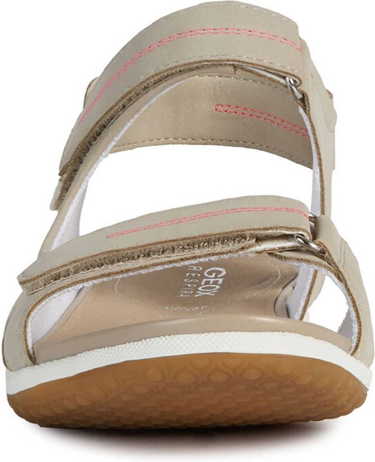 Geox Sandalen in taupe in glanzende look model 'VEGA' - Foto 10