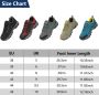 Geweo Wandelschoenen Unisex Outdoorschoenen Outdoor Antislip Waterdicht en Ade d Extra Comfort Kerstmis Kerstfeest Christmas Gift Groente - Thumbnail 4