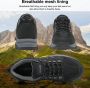 Geweo Wandelschoenen Unisex Outdoorschoenen Outdoor Antislip Waterdicht en Ade d Extra Comfort Kerstmis Kerstfeest Christmas Gift Grijs - Thumbnail 3