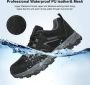 Geweo Wandelschoenen Unisex Outdoorschoenen Outdoor Antislip Waterdicht en Ade d Extra Comfort Kerstmis Kerstfeest Christmas Gift Grijs - Thumbnail 5