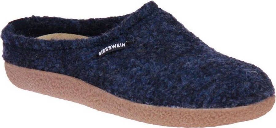 Giesswein Sloffen Unisex donker blauw beige