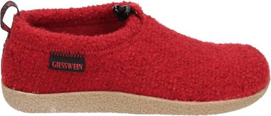 Giesswein VENT Volwassenen pantoffels Kleur Rood