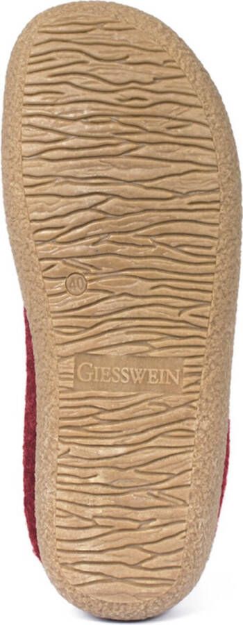 Giesswein VENT Dames pantoffels Rood