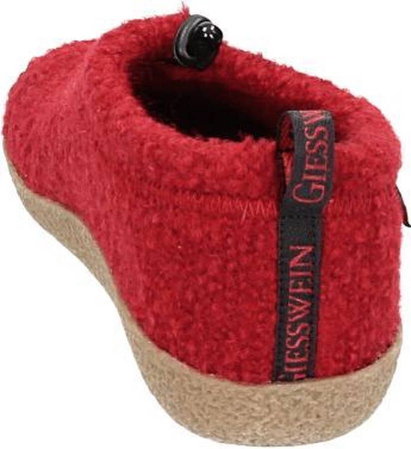 Giesswein VENT Dames pantoffels Rood