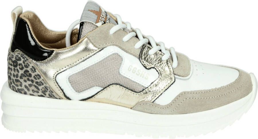 Giga G3907 Lage sneakers Leren Sneaker Meisjes Beige