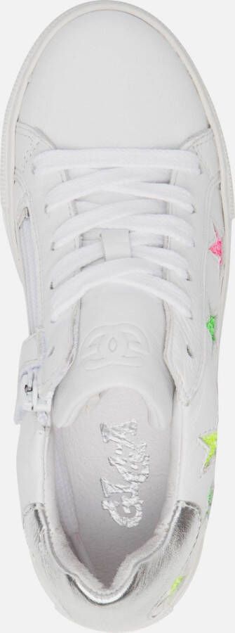 Giga G4110 Lage sneakers Leren Sneaker Meisjes Wit