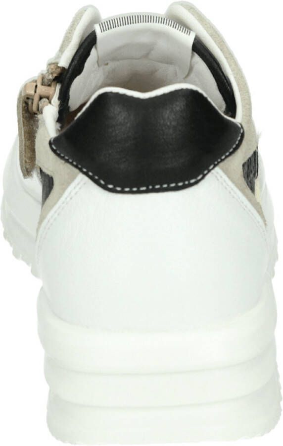Giga Shoes G4081 MeisjesLage schoenenKindersneakers Wit beige