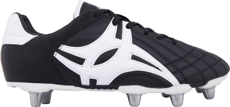 Gilbert Rugbyschoenen Sidestep Vx10 Lo Blades Zwart Wit