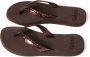 Giliss Fashion Giliss Slippers Crystal serie Espresso bruin & Sangria rood strap - Thumbnail 5