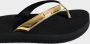 Giliss Fashion Giliss Teen Slippers dames GOUD serie Zwart-Goud kleurige strap - Thumbnail 4