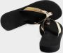 Giliss Fashion Giliss Teen Slippers dames GOUD serie Zwart-Goud kleurige strap - Thumbnail 5