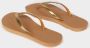 Giliss Fashion Giliss Slippers GOLD SLIM serie Sepia bruin & Gouden strap - Thumbnail 10