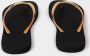 Giliss Fashion Giliss Slippers GOLD SLIM serie Raven zwart & Gouden strap - Thumbnail 4