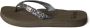 Giliss Fashion Giliss Slippers Crystal serie Olijf groen & Pearl river strap - Thumbnail 3