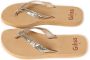 Giliss Fashion Giliss Slippers Crystal serie Sepia bruin & Gold crush strap - Thumbnail 3