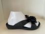 Gino Lapis Slippers Dames Santiago Bloem Zwart - Thumbnail 4