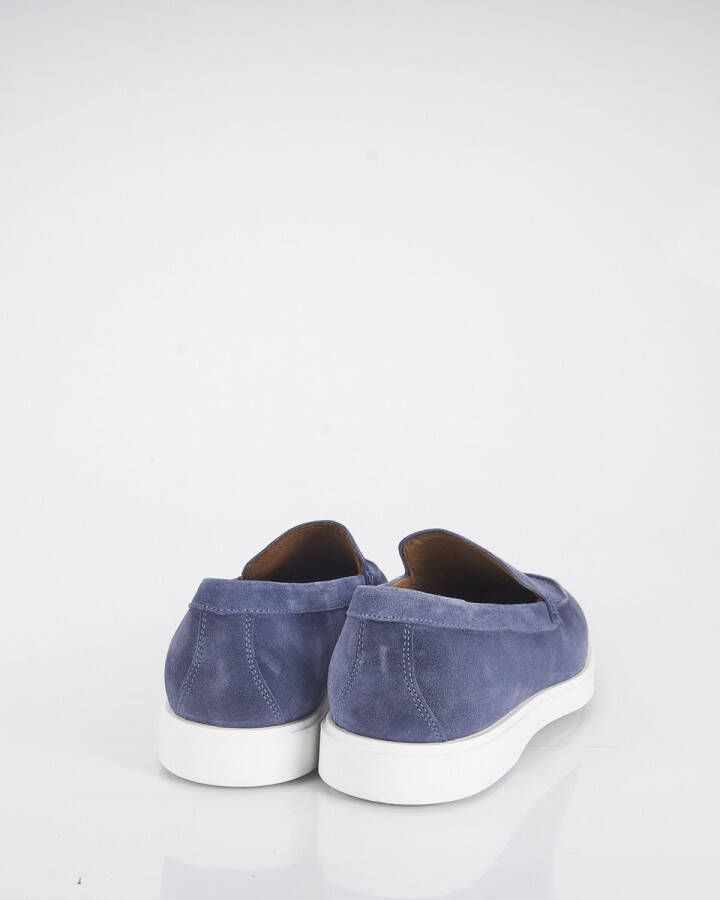 Giorgio Blauwe Suède Loafers met Sportieve Look Blue Heren - Foto 11