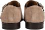 Giorgio Amalfi Schoen Monk Strap Bruin Suede Schoen cm Suede Heren Gespschoenen Double monk strap - Thumbnail 10