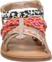 Gioseppo Caucaia leren sandalen met kraaltjes en glitters roze - Thumbnail 6