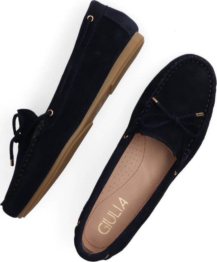 Giulia G.1.mock Mocassins Instappers Dames Blauw