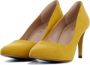 Giulia Dames Pumps in Imitatie suede (Geel) - Thumbnail 13