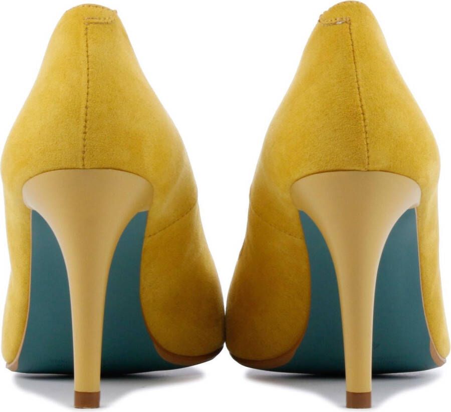 Giulia Pumps geel Imitatiesuede Dames