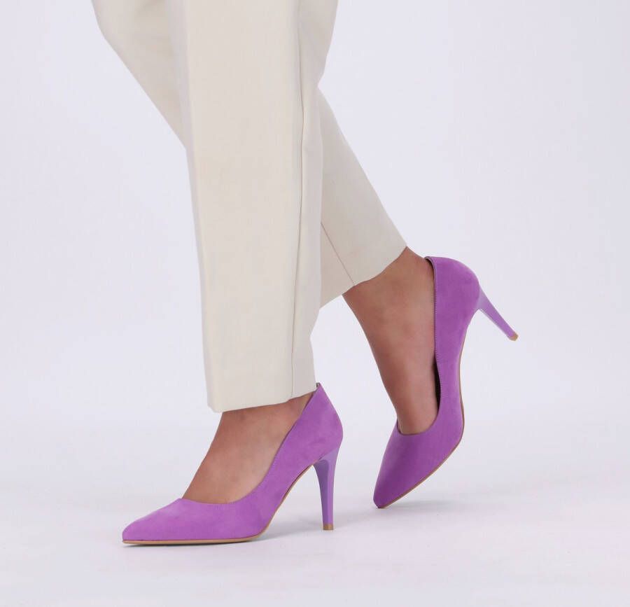 Giulia Pumps paars Imitatiesuede Dames