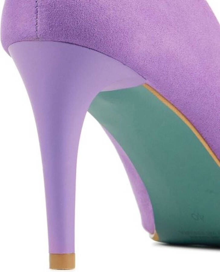 Giulia Pumps paars Imitatiesuede Dames