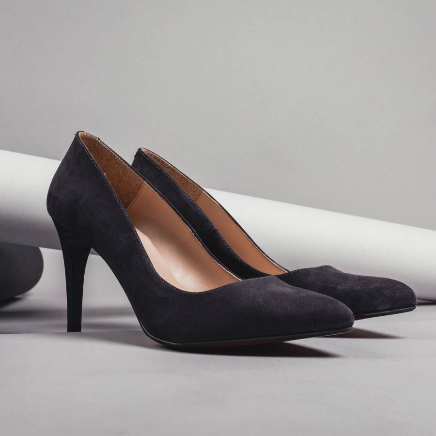 Giulia Pumps zwart Imitatiesuede Dames