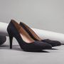 Giulia Pumps Zwart ImitatiesuÃ¨de 140312 Dames Imitatiesuède - Thumbnail 9