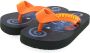 Go Banana's Chameleon teenslippers oranje grijs Jongens Rubber 24 - Thumbnail 6