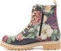 GOBY Garden Ankle Boots Laars Laarzen Damesboots Dames laarzen Enkel laarzen Handmade Bloemenprint - Thumbnail 13