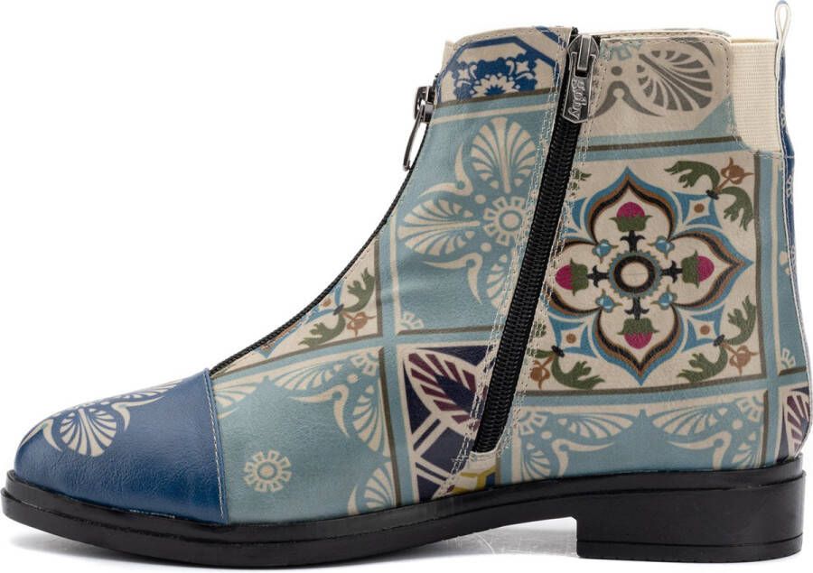 GOBY Tile Enkel laars Laarzen Damesboots Dames laarzen Ankle boot Handmade