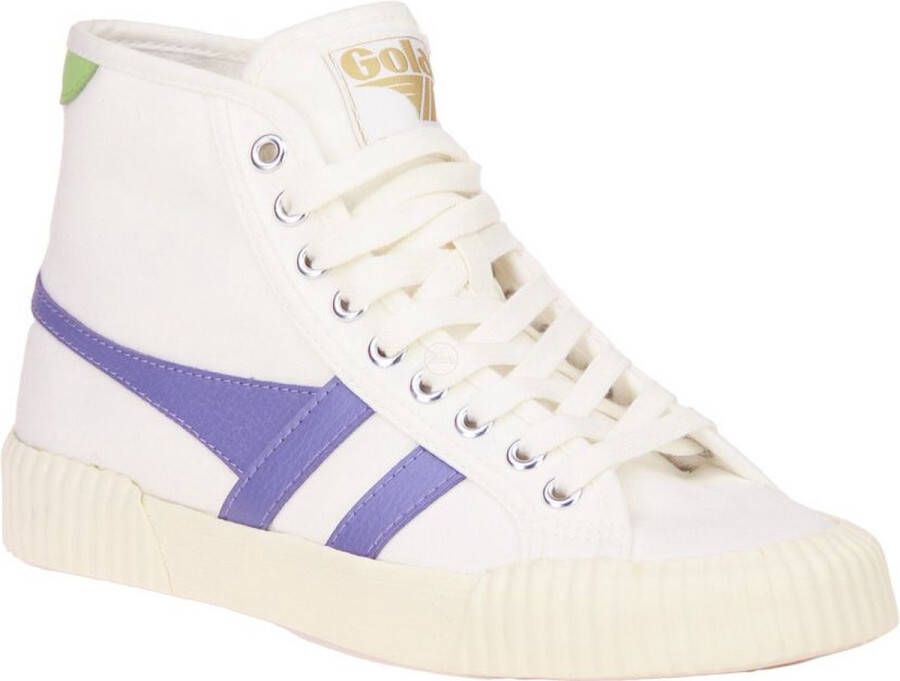 Gola Rally High Wit-Lila Sneaker