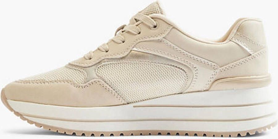 Graceland Beige sneaker platform