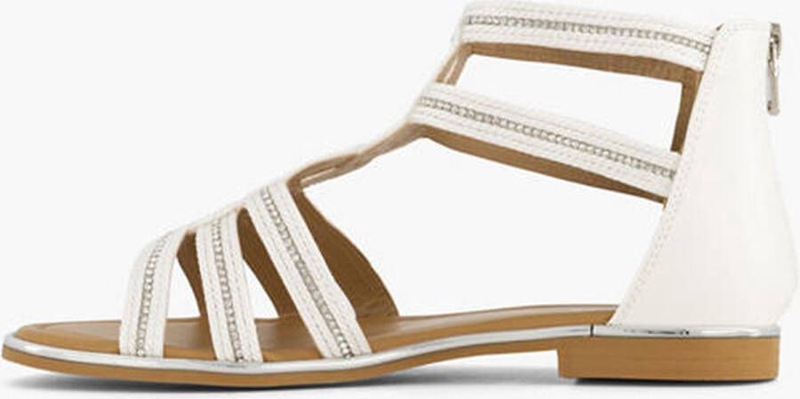 Graceland sandalen met strass wit - Foto 6