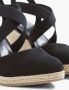 Graceland Zwarte espadrille sleehak - Thumbnail 4