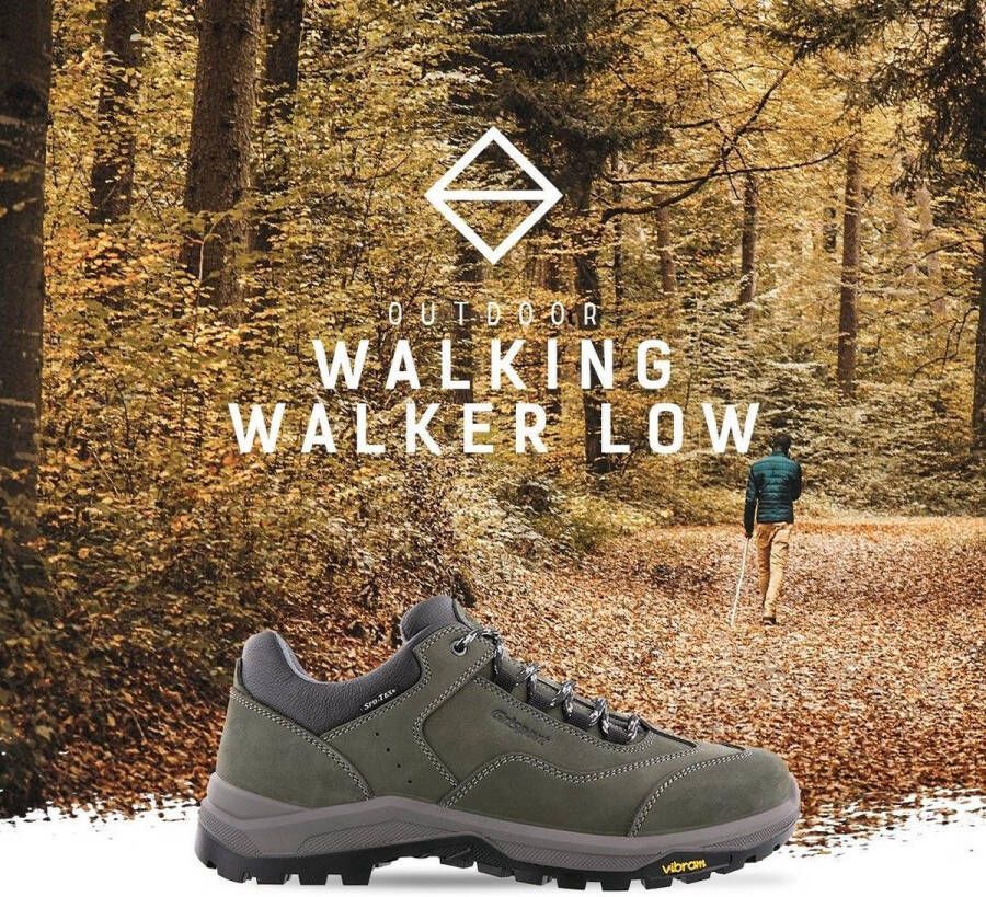 Grisport Walker heren wandelschoen Antraciet