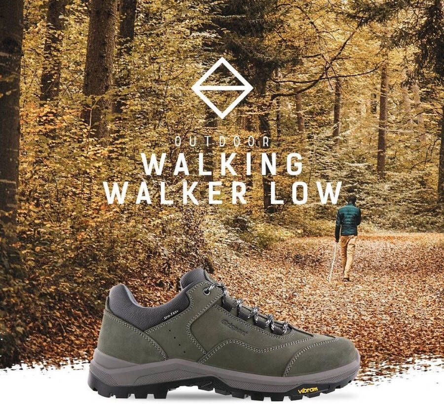 Grisport Walker Low wandelschoenen grijs