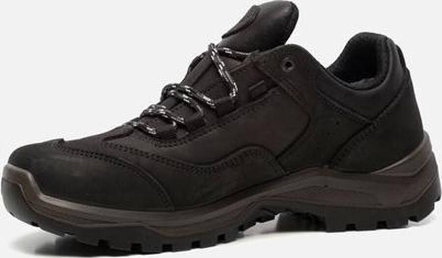 Grisport Walker Low wandelschoenen zwart Nubuck Heren