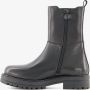 Groot leren meisjes chelsea boots Zwart - Thumbnail 5