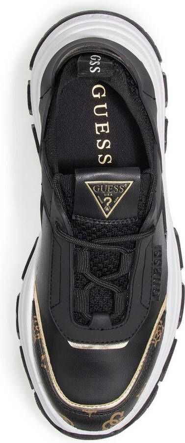 GUESS Braydin Dames Sneakers Laag Black Brown