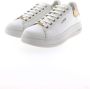 Guess Minimalistische Sneaker met Verhoogde Zool en Kokos Laminaat White Dames - Thumbnail 8