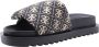 GUESS Fabetzy Dames Slippers Black Platino - Thumbnail 14