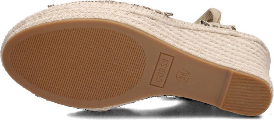 GUESS Halona Espadrilles Met Sleehak Dames Beige