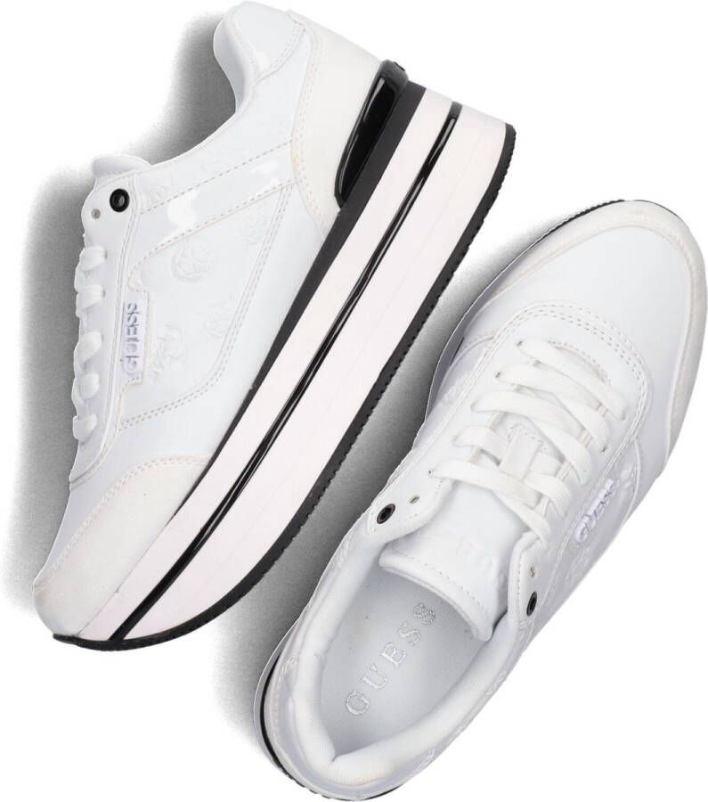 Guess Witte Platform Sneaker Hansin White Dames - Foto 6