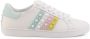 Guess Dames Sneakers met Studs en Ronde Neus White Dames - Thumbnail 18