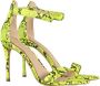 Guess Scarpe sandalo con tacco mod. Kahlua tc 100 stampa pitone fluo Ds20Gu53 - Thumbnail 4